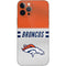 NFL Denver Broncos White Striped iPhone 12 Pro Skin